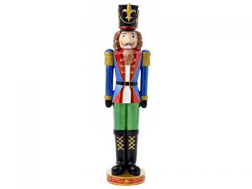 Статуетка новорічна Лускунчик з підсвіткою 37x32x142см