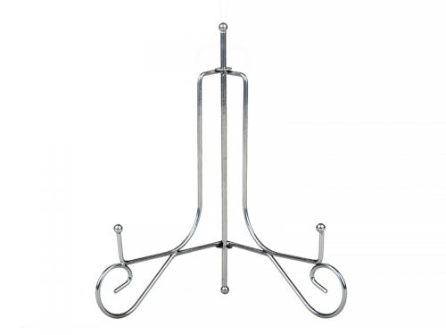 Підставка для декор.тарілок 17 см. срібло