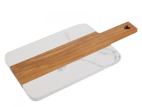 Дошка обробна 35х17х1 см (дерево/мармур)