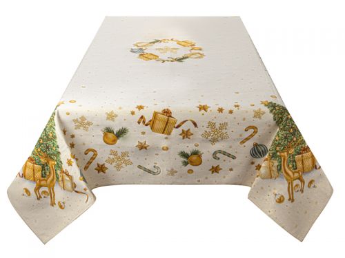 Скатерть "Різдвяна історія"/Baloo Lurex,  140х260см