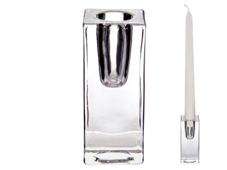 Підсвічник 10 см скляний