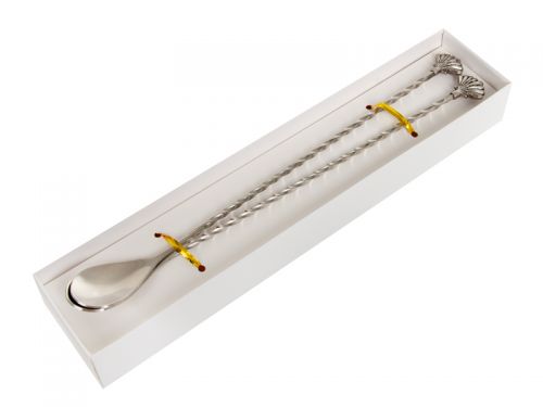 Набір із 2-х коктейльних ложок 27см (нержавіюча сталь)