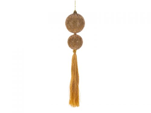 Прикраса декоративна золото 8см + 6см + 23см