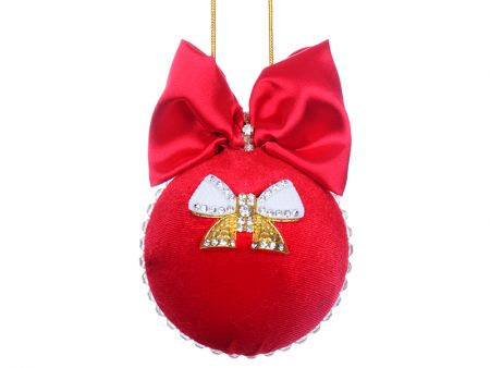 Ялинкова куля Ø 8 см гламур 