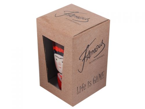 Кружка з силіконовою кришкою "Famous" 400мл