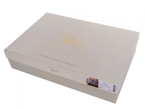 Комплект постільної білизни Lucca сiрий,ранфорс жаккард  200x220 см +4н.50x70 см