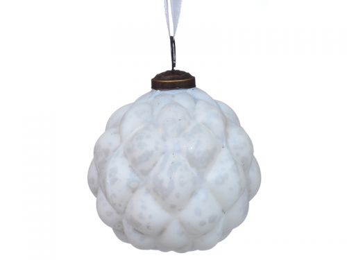 Ялинкова іграшка 10см білий