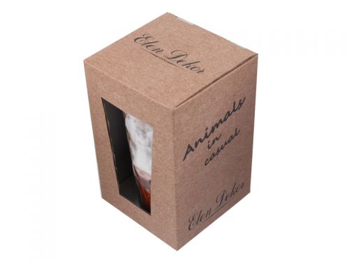 Кружка з силіконовою кришкою "Бик" 400 мл