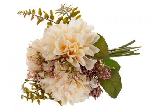 Букет жоржин і папороті 26 см