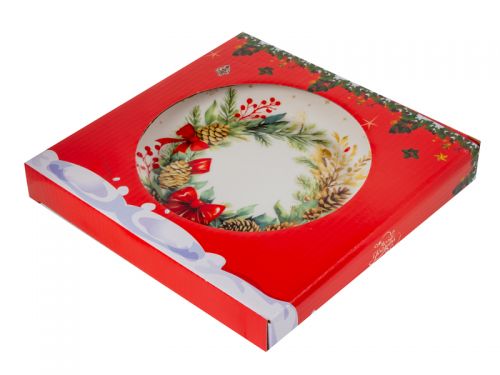 Тарілка "Різдвяний Вінок" 21см.