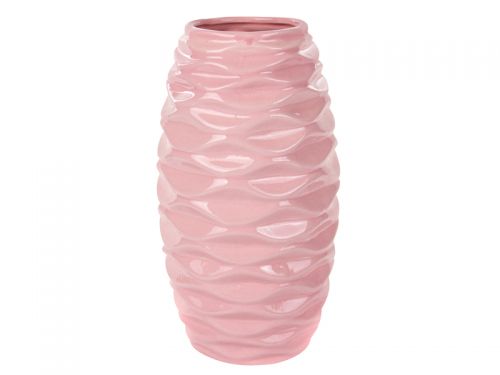 Ваза для квітів персикова 30см