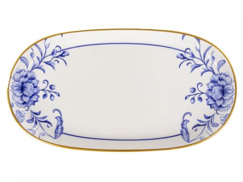 Блюдо "Blue Rose" 32*17см