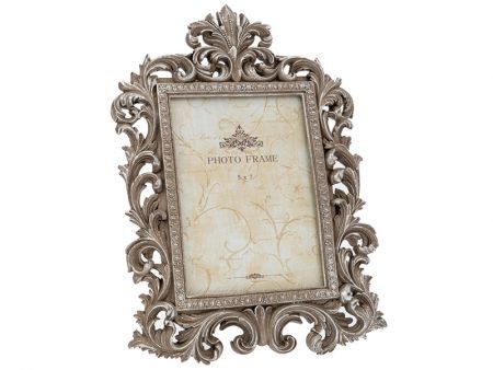 Декоративна срібна рамка для фото 22,5x2x30,5 см