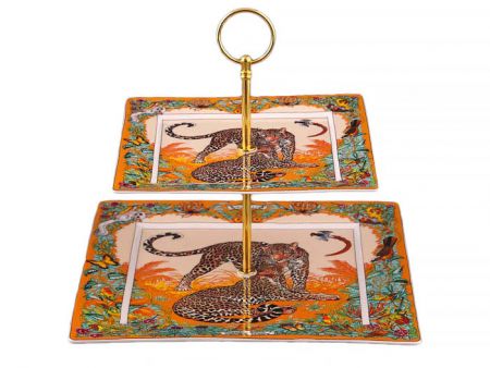 Блюдо 2-х ярусне 