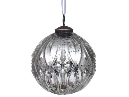 Ялинкова іграшка 10см срібло