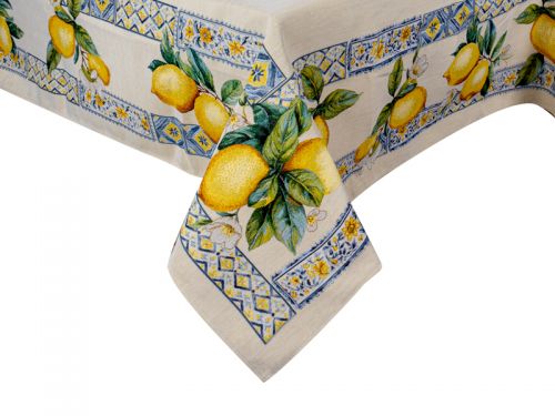 Скатертина гобелен "Сицилійський лимон" 140x220см