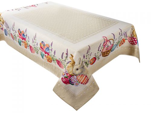 Скатертина гобелен "Кролики"/Mimbre 140x260см