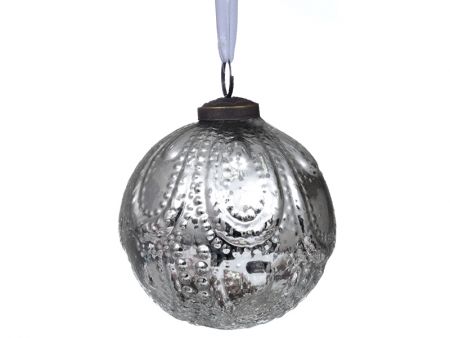 Ялинкова іграшка 10см срібло