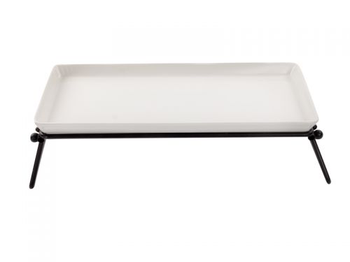 Набір з 3-х сервирувальних блюд на підставці