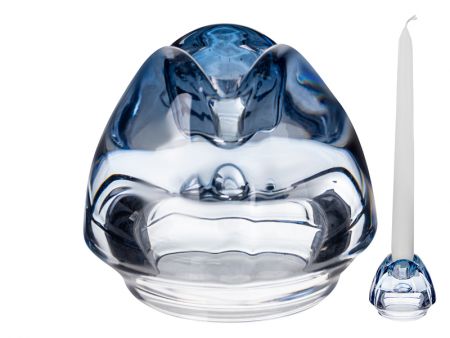 Підсвічник 7,5 см скляний