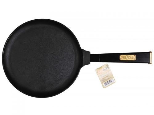 Сковорода чавунна BRIZOLL 240х15 мм з ручкою Optima-Black