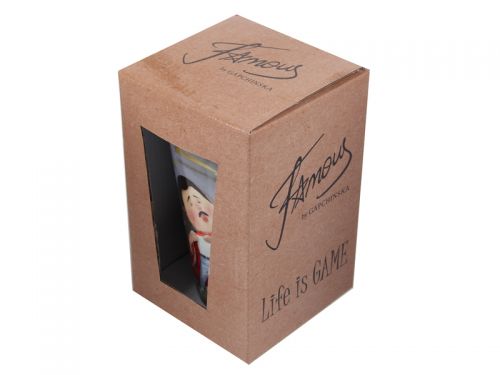 Кружка з силіконовою кришкою "Famous" 400мл