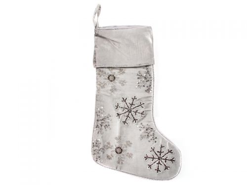 Різдвяний чобіт для подарунків з вишивкою 25x50см