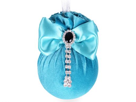 Ялинкова куля Ø 8 см з брошкою 