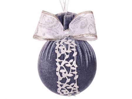 Ялинкова куля Ø 8 см з перлиною 