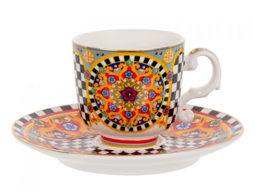 Чайний набір 13 пр (Чайник 800 мл, 6 чашек 100 мл и 6 блюдець)