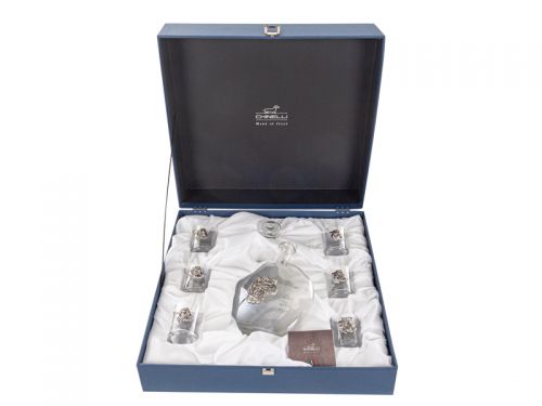 Набір для горілки штоф і 6 чарок Собака