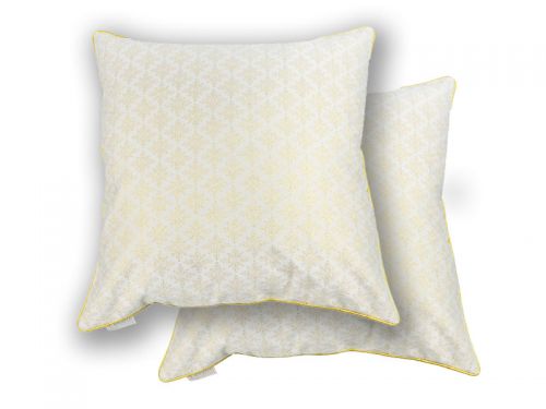 Подушка декоративна з золотим люрексом 