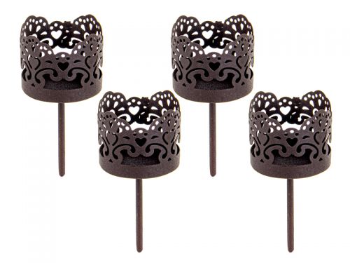 Набір з 4шт підсвічників Berni S/4 H9cm