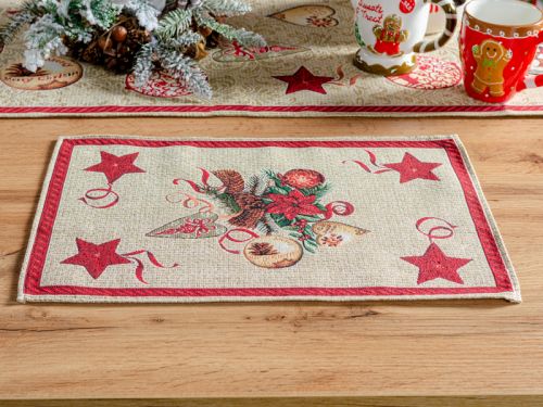 Серветка гобеленова "SANTA CLAUS" 35x50 см
