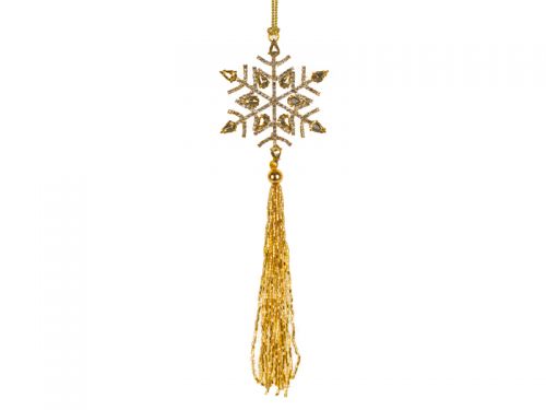 Декоративна прикраса 8 см золото