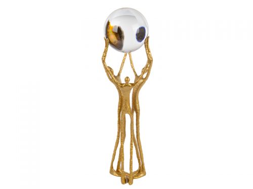 Статуетка «Сила народу» 12х12х35 см (метал/кришталь)