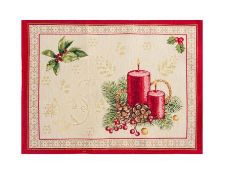 Серветка гобелен Lazzara lurex 35х45см