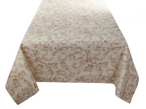 Скатертина водовідштовхувальна "Ornamental" беж 140х140см