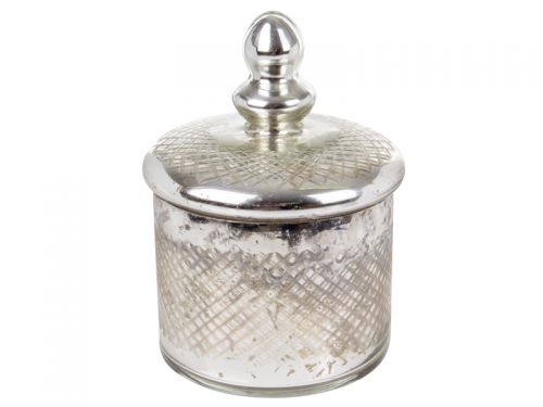 Скляна бісквітниця 19x14см