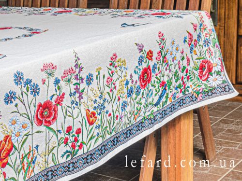 Скатертина гобелен "Chamomille" 140х180см