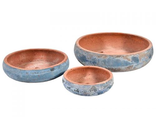 Кашпо 38x38x9 см (блакитне)