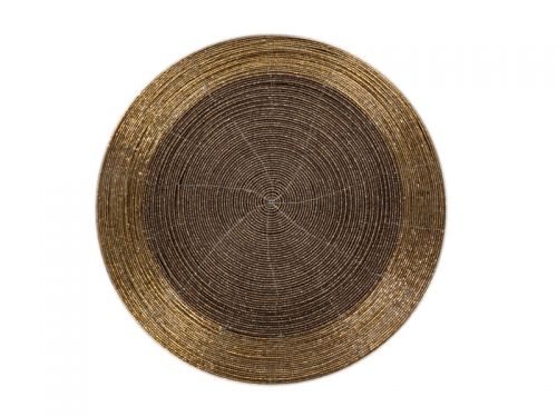 Плейсмат бісер 35см коричневий