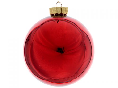 Набір з 4-х ялинкових куль 10см золото