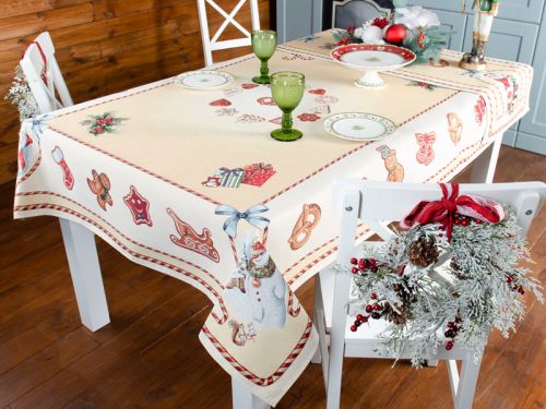 Скатертина гобеленова "BISQUIT" 140х300 см