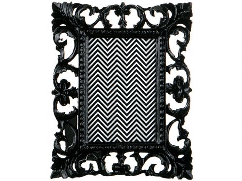 Фоторамка чорний з підставною ніжкою