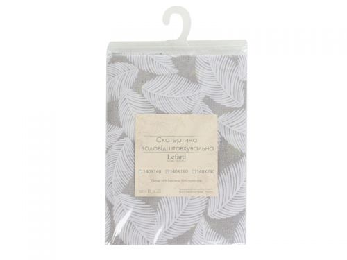 Скатертина водовідштовхувальна "PINETO GRIS" 140Х140СМ