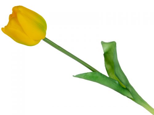 Тюльпан жовтий 44 см  (шовк штучний)