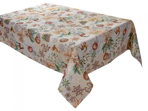 Скатертина гобелен Tinsel повноцвіт 140х280см