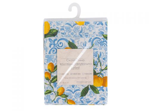 Скатертина водовідштовхувальна "LIMONES CERAMICA CIELO" 140х140СМ