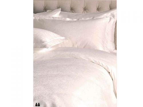 Комплект постільної білизни Marca сатин 200x220 см + 4н.50x70 см Ecru